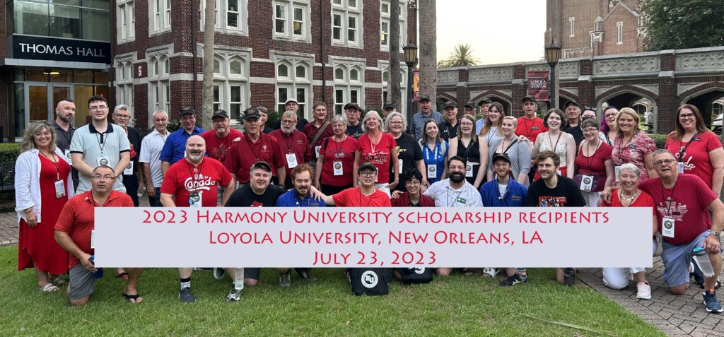 2023 Harmony University scholarship recipients